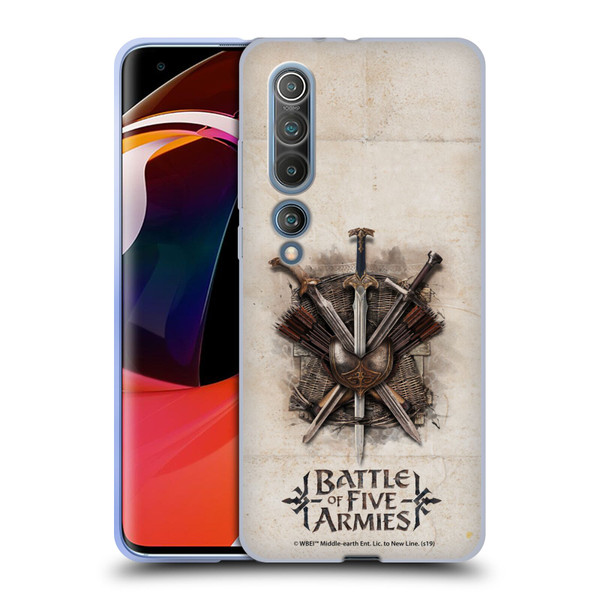 The Hobbit The Battle of the Five Armies Graphics Battle Swords Soft Gel Case for Xiaomi Mi 10 5G / Mi 10 Pro 5G
