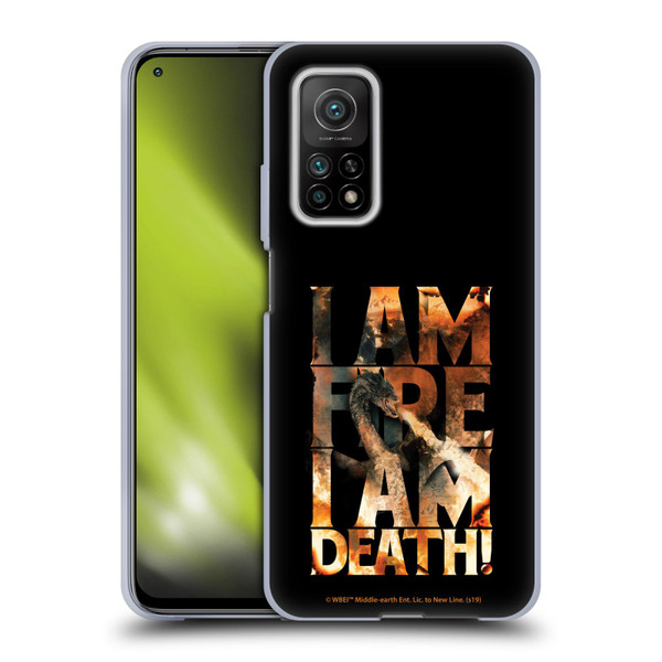 The Hobbit The Battle of the Five Armies Graphics Smaug Fire Soft Gel Case for Xiaomi Mi 10T 5G