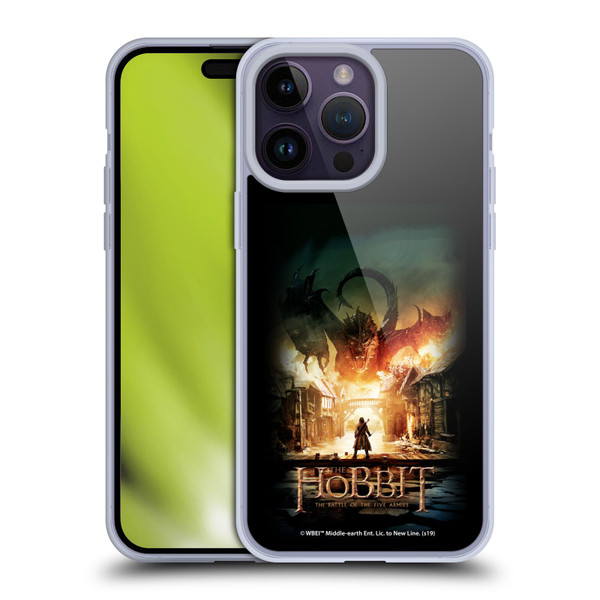 The Hobbit The Battle of the Five Armies Posters Smaug Soft Gel Case for Apple iPhone 14 Pro Max