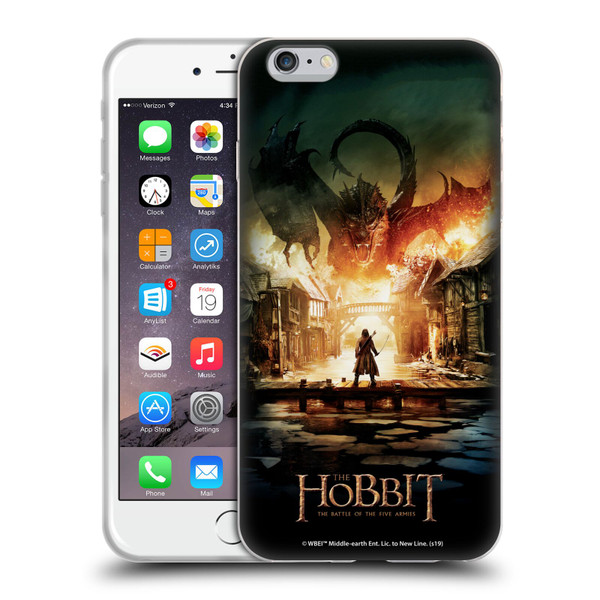 The Hobbit The Battle of the Five Armies Posters Smaug Soft Gel Case for Apple iPhone 6 Plus / iPhone 6s Plus