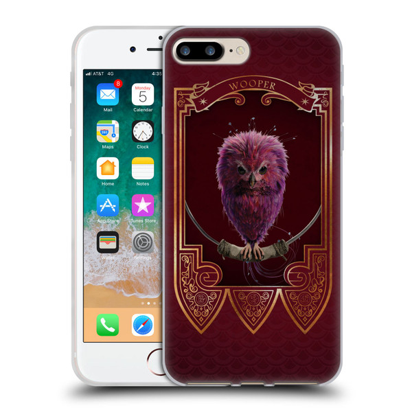 Fantastic Beasts And Where To Find Them Beasts Wooper Soft Gel Case for Apple iPhone 7 Plus / iPhone 8 Plus