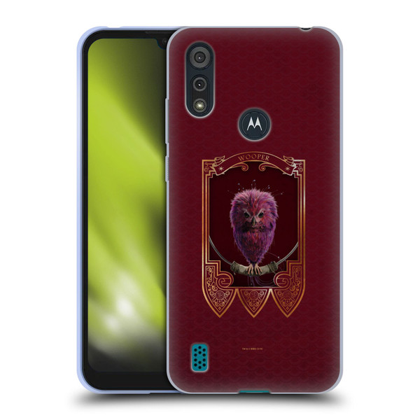 Fantastic Beasts And Where To Find Them Beasts Wooper Soft Gel Case for Motorola Moto E6s (2020)