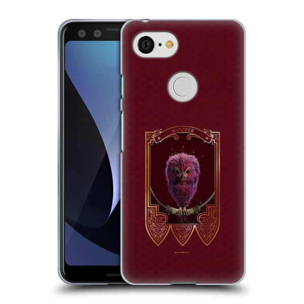 Fantastic Beasts And Where To Find Them Beasts Wooper Soft Gel Case for Google Pixel 3