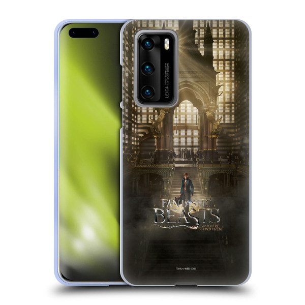 Fantastic Beasts And Where To Find Them Key Art Newt Scamander Poster 2 Soft Gel Case for Huawei P40 5G