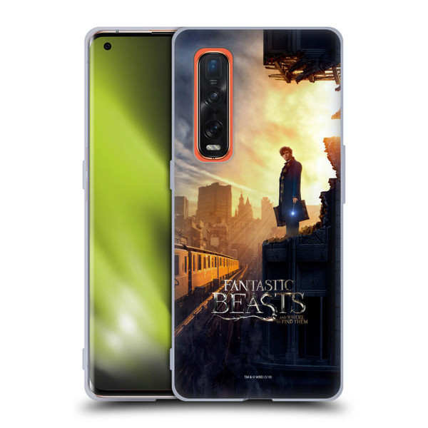 Fantastic Beasts And Where To Find Them Key Art Newt Scamander Poster 1 Soft Gel Case for OPPO Find X2 Pro 5G