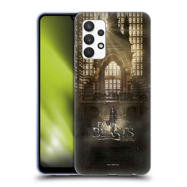 Fantastic Beasts And Where To Find Them Key Art Newt Scamander Poster 2 Soft Gel Case for Samsung Galaxy A32 (2021)