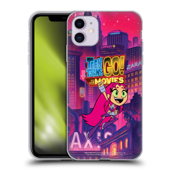 Teen Titans Go! To The Movies Character Art Starfire Soft Gel Case for Apple iPhone 11