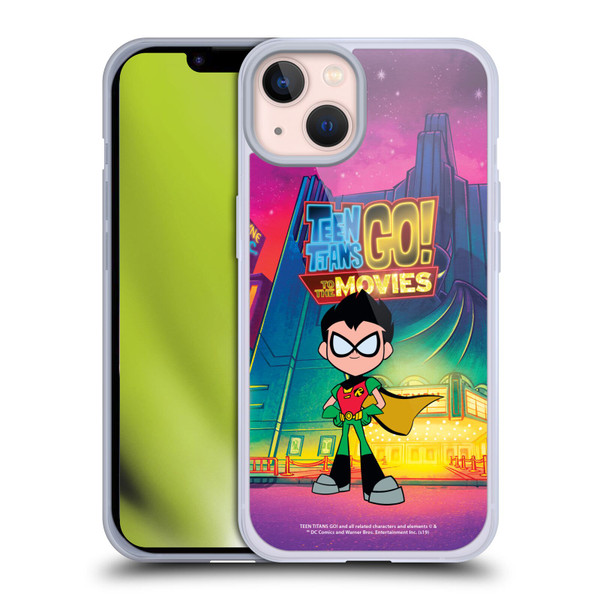 Teen Titans Go! To The Movies Character Art Robin Soft Gel Case for Apple iPhone 13