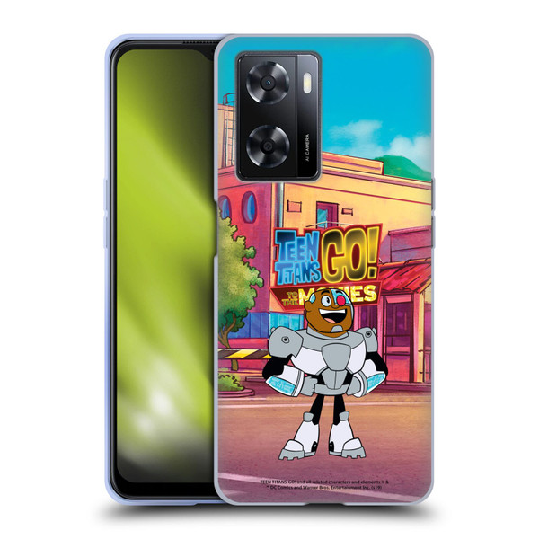 Teen Titans Go! To The Movies Character Art Cyborg Soft Gel Case for OPPO A57s