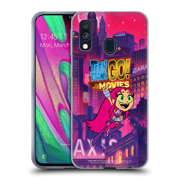 Teen Titans Go! To The Movies Character Art Starfire Soft Gel Case for Samsung Galaxy A40 (2019)