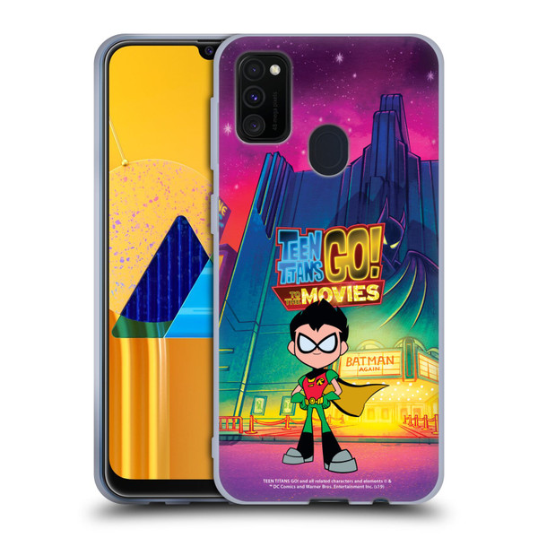Teen Titans Go! To The Movies Character Art Robin Soft Gel Case for Samsung Galaxy M30s (2019)/M21 (2020)