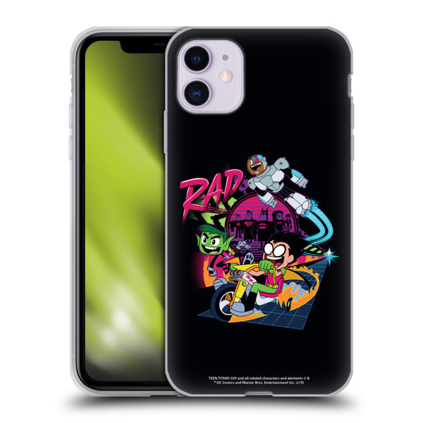 Teen Titans Go! To The Movies Graphic Designs Rad Soft Gel Case for Apple iPhone 11