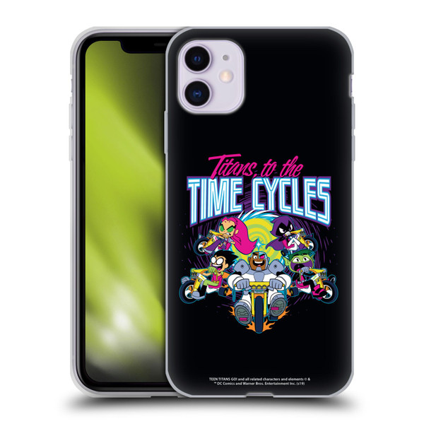 Teen Titans Go! To The Movies Graphic Designs To The Time Cycles Soft Gel Case for Apple iPhone 11