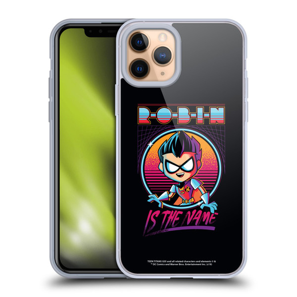 Teen Titans Go! To The Movies Graphic Designs Robin Soft Gel Case for Apple iPhone 11 Pro