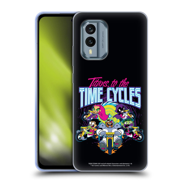 Teen Titans Go! To The Movies Graphic Designs To The Time Cycles Soft Gel Case for Nokia X30
