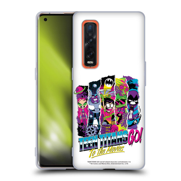 Teen Titans Go! To The Movies Graphic Designs Collage 2 Soft Gel Case for OPPO Find X2 Pro 5G