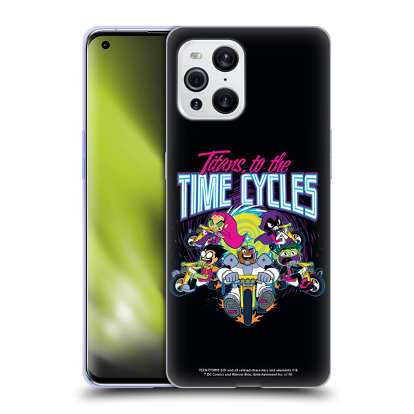 Teen Titans Go! To The Movies Graphic Designs To The Time Cycles Soft Gel Case for OPPO Find X3 / Pro