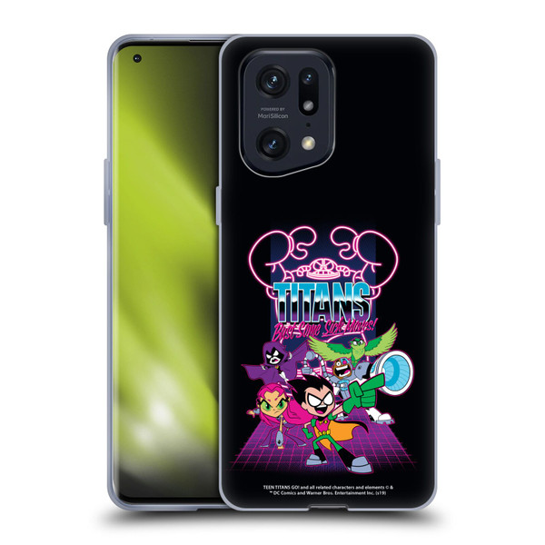 Teen Titans Go! To The Movies Graphic Designs Sick Moves Soft Gel Case for OPPO Find X5 Pro