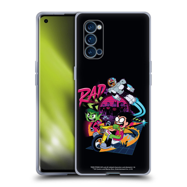 Teen Titans Go! To The Movies Graphic Designs Rad Soft Gel Case for OPPO Reno 4 Pro 5G