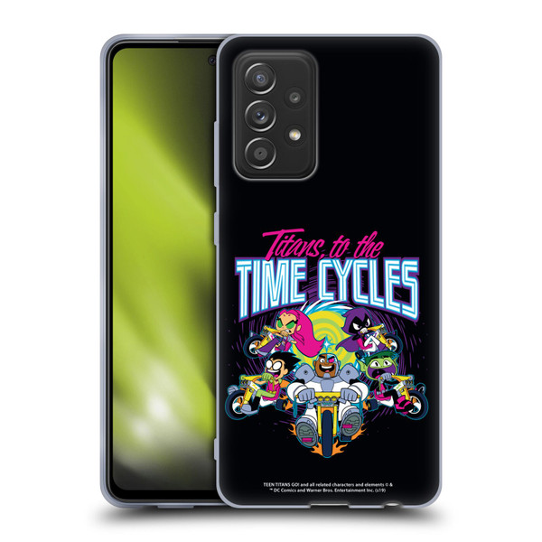 Teen Titans Go! To The Movies Graphic Designs To The Time Cycles Soft Gel Case for Samsung Galaxy A52 / A52s / 5G (2021)