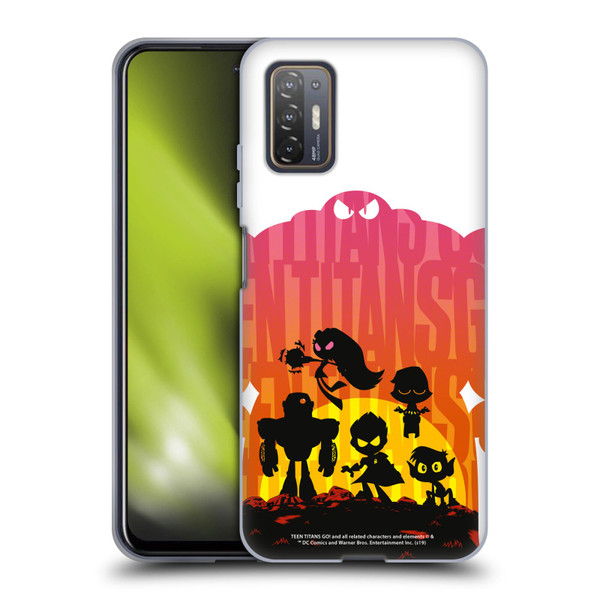 Teen Titans Go! To The Movies Hollywood Graphics Blown Away Soft Gel Case for HTC Desire 21 Pro 5G