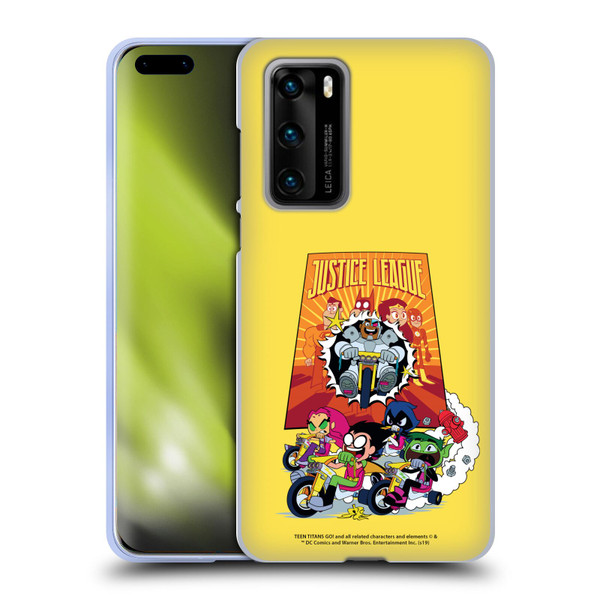 Teen Titans Go! To The Movies Hollywood Graphics Justice League 2 Soft Gel Case for Huawei P40 5G