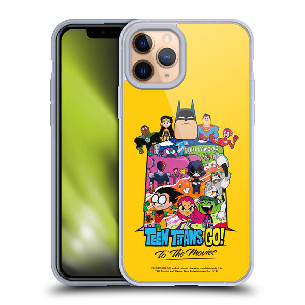 Teen Titans Go! To The Movies Hollywood Graphics Justice League Soft Gel Case for Apple iPhone 11 Pro