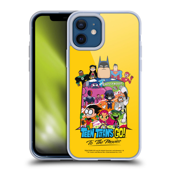 Teen Titans Go! To The Movies Hollywood Graphics Justice League Soft Gel Case for Apple iPhone 12 / iPhone 12 Pro