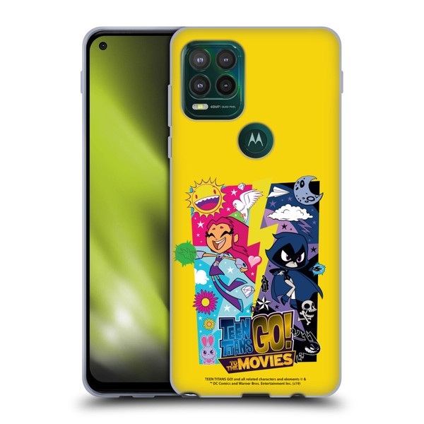 Teen Titans Go! To The Movies Hollywood Graphics Starfire & Raven Soft Gel Case for Motorola Moto G Stylus 5G 2021