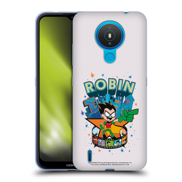 Teen Titans Go! To The Movies Hollywood Graphics Robin Soft Gel Case for Nokia 1.4