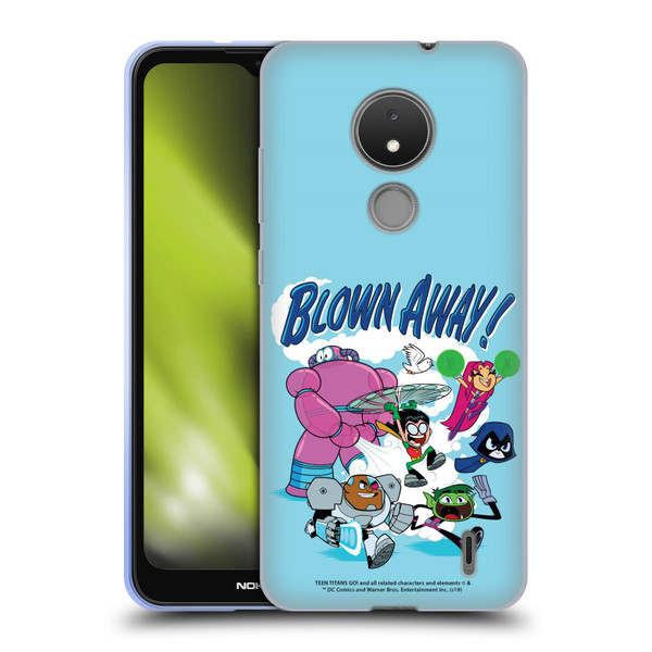 Teen Titans Go! To The Movies Hollywood Graphics Balloon Man Soft Gel Case for Nokia C21