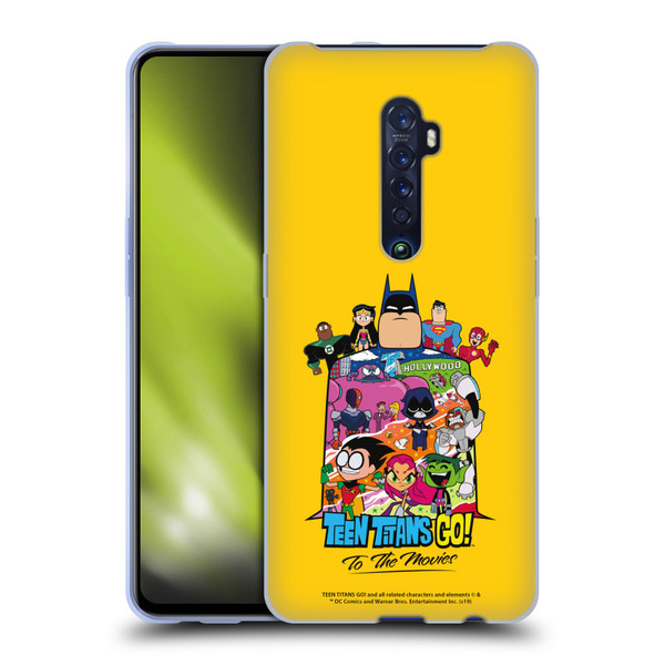 Teen Titans Go! To The Movies Hollywood Graphics Justice League Soft Gel Case for OPPO Reno 2