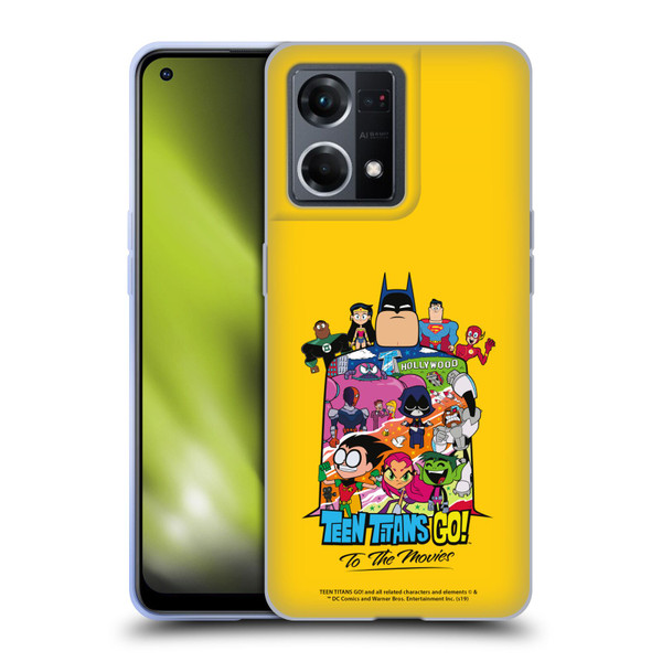 Teen Titans Go! To The Movies Hollywood Graphics Justice League Soft Gel Case for OPPO Reno8 4G