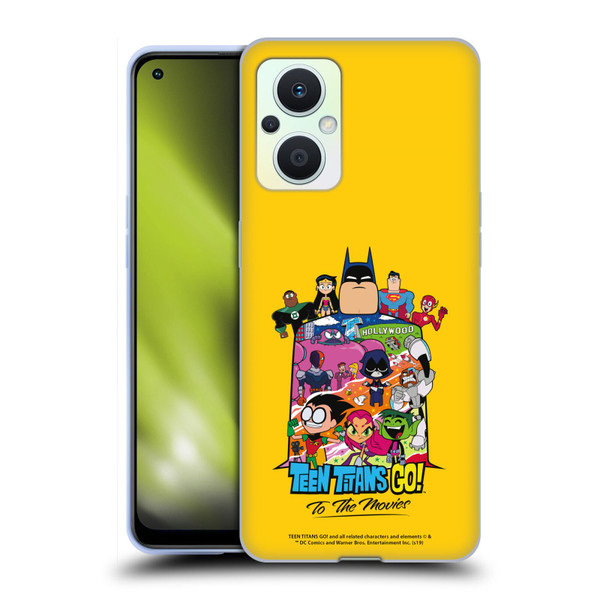 Teen Titans Go! To The Movies Hollywood Graphics Justice League Soft Gel Case for OPPO Reno8 Lite