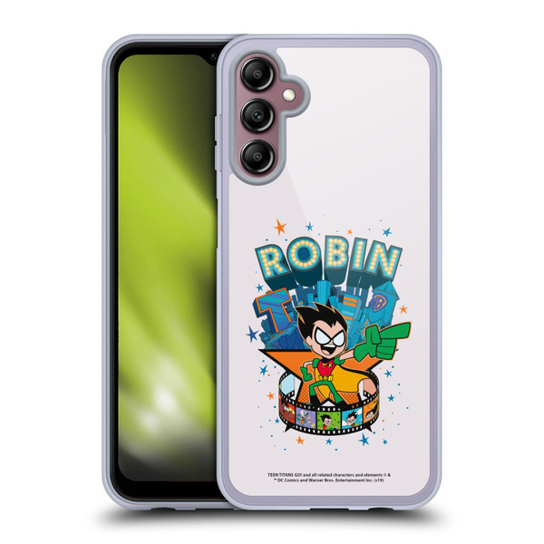 Teen Titans Go! To The Movies Hollywood Graphics Robin Soft Gel Case for Samsung Galaxy A14 5G