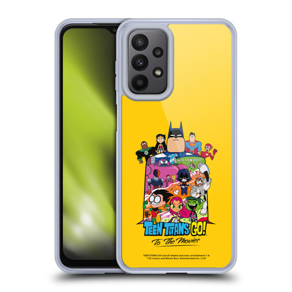 Teen Titans Go! To The Movies Hollywood Graphics Justice League Soft Gel Case for Samsung Galaxy A23 / 5G (2022)