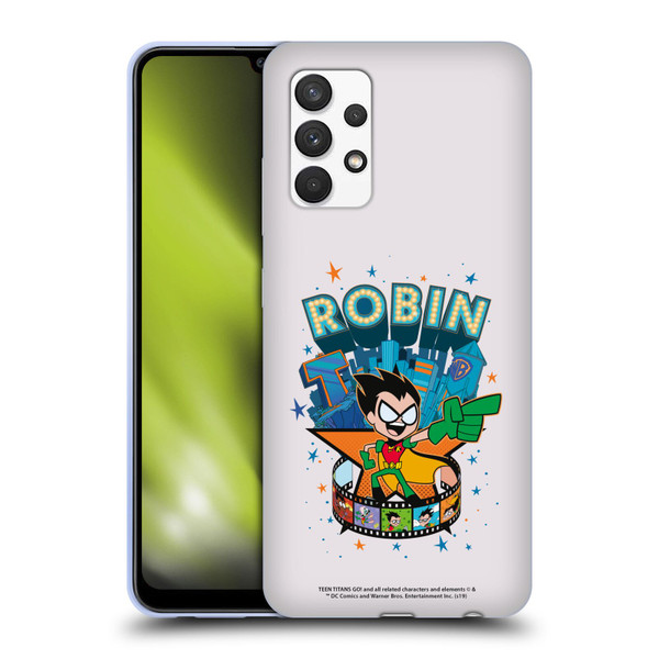 Teen Titans Go! To The Movies Hollywood Graphics Robin Soft Gel Case for Samsung Galaxy A32 (2021)