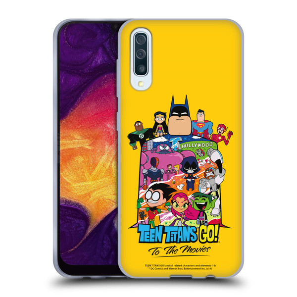 Teen Titans Go! To The Movies Hollywood Graphics Justice League Soft Gel Case for Samsung Galaxy A50/A30s (2019)