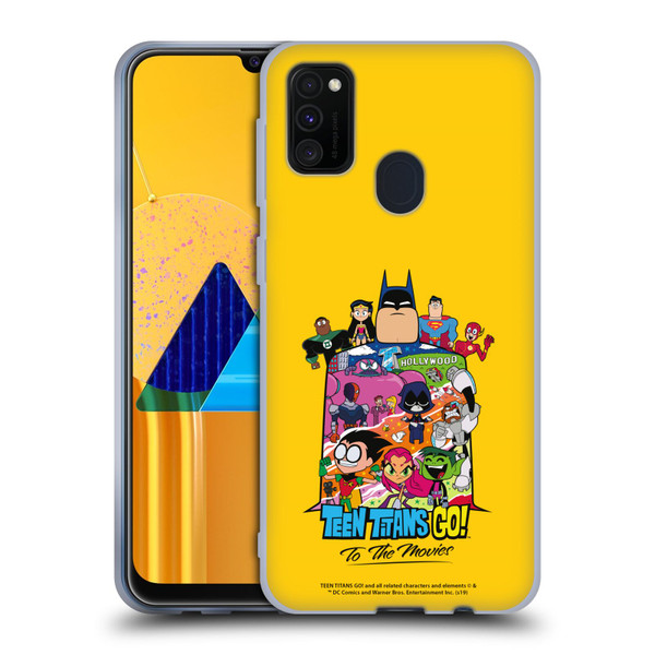 Teen Titans Go! To The Movies Hollywood Graphics Justice League Soft Gel Case for Samsung Galaxy M30s (2019)/M21 (2020)