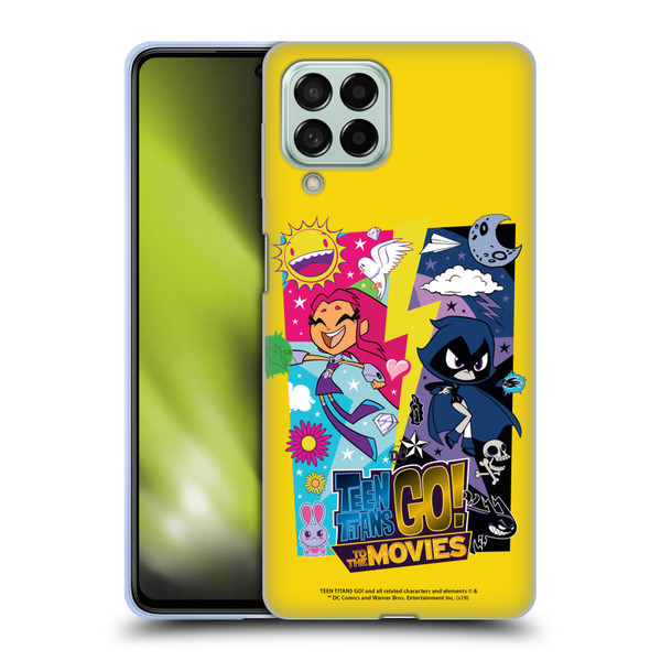 Teen Titans Go! To The Movies Hollywood Graphics Starfire & Raven Soft Gel Case for Samsung Galaxy M53 (2022)