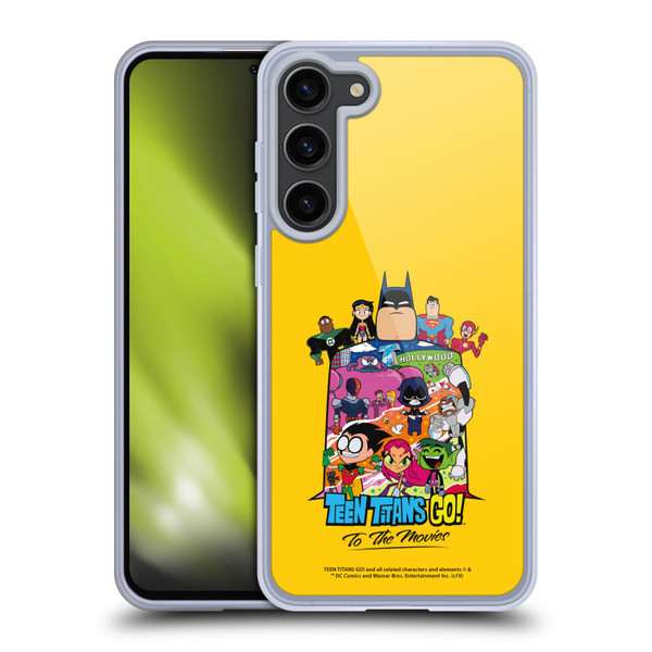 Teen Titans Go! To The Movies Hollywood Graphics Justice League Soft Gel Case for Samsung Galaxy S23+ 5G
