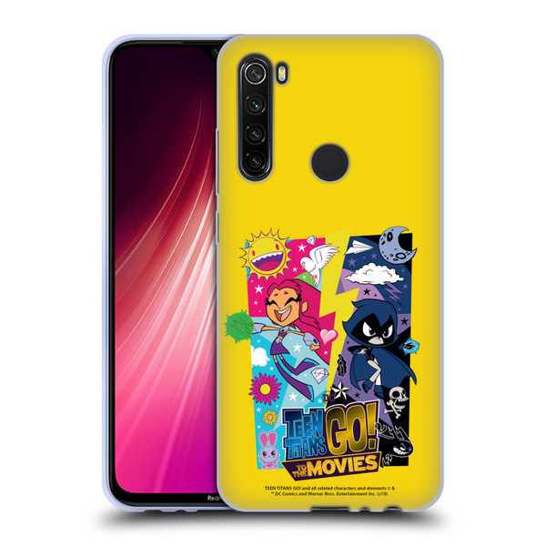 Teen Titans Go! To The Movies Hollywood Graphics Starfire & Raven Soft Gel Case for Xiaomi Redmi Note 8T