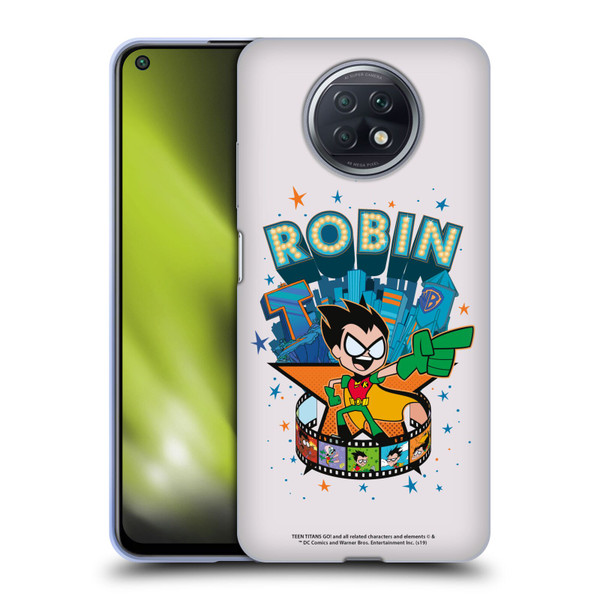 Teen Titans Go! To The Movies Hollywood Graphics Robin Soft Gel Case for Xiaomi Redmi Note 9T 5G