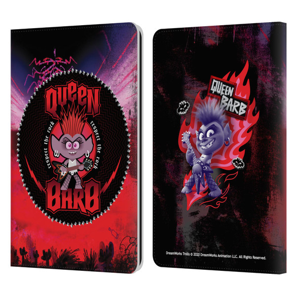 Trolls World Tour Assorted Rock Queen Barb 1 Leather Book Wallet Case Cover For Amazon Kindle Paperwhite 1 / 2 / 3