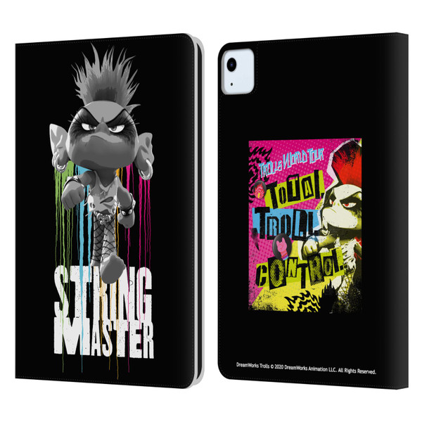 Trolls World Tour Assorted String Monster Leather Book Wallet Case Cover For Apple iPad Air 11 2020/2022/2024