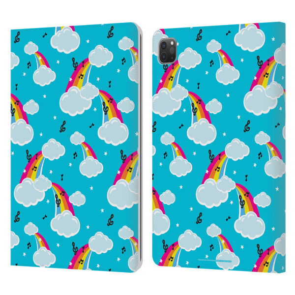 Trolls World Tour Rainbow Bffs Rainbow Cloud Pattern Leather Book Wallet Case Cover For Apple iPad Pro 11 2020 / 2021 / 2022