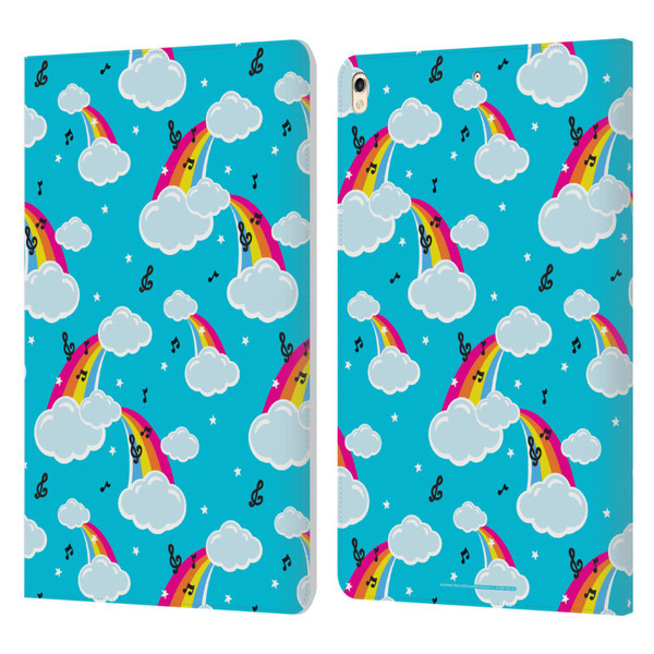 Trolls World Tour Rainbow Bffs Rainbow Cloud Pattern Leather Book Wallet Case Cover For Apple iPad Pro 10.5 (2017)