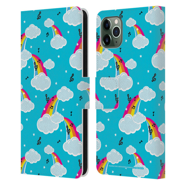 Trolls World Tour Rainbow Bffs Rainbow Cloud Pattern Leather Book Wallet Case Cover For Apple iPhone 11 Pro Max
