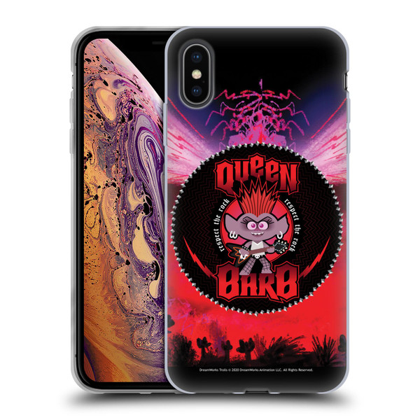 Trolls World Tour Assorted Rock Queen Barb 1 Soft Gel Case for Apple iPhone XS Max