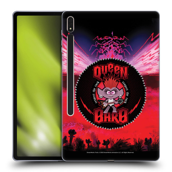 Trolls World Tour Assorted Rock Queen Barb 1 Soft Gel Case for Samsung Galaxy Tab S8 Plus